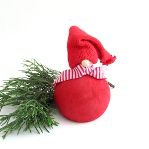 vintage swedish gnome  ...  wooden christmas santa elf  ...  santa claus decoration   ...  folk art  ...   Larssons  Sweden tomte