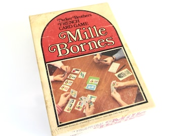 Mille Bornes French Card Game   ...   vintage Parker Brothers