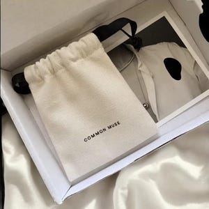Sacs cadeaux en coton personnalisés avec logo - Pochette à poussière réutilisable en mousseline pour bijoux, maquillage, cadeaux, sac personnalisé