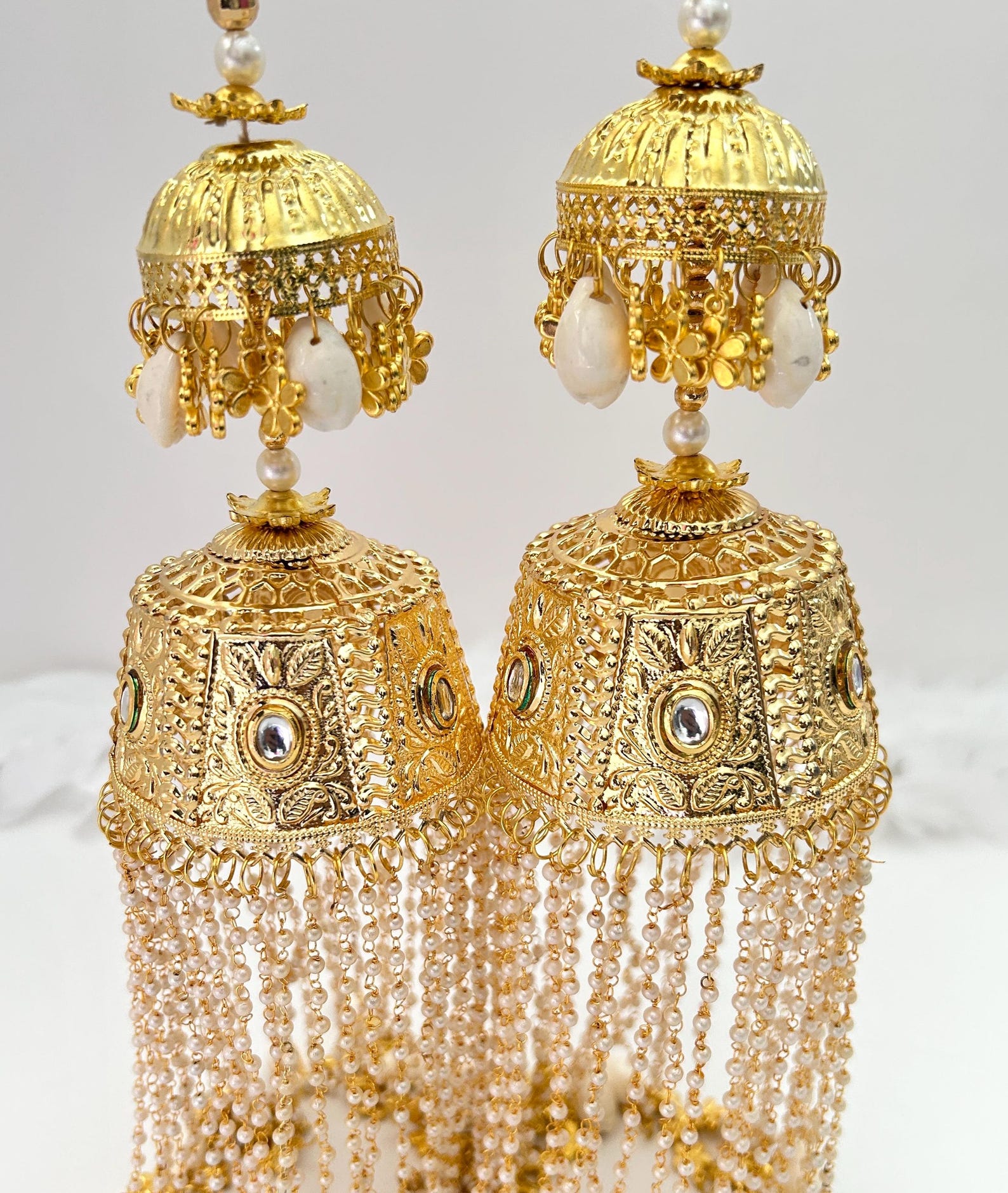 Punjabi/sikh Religious Wedding Kaleera: Golden Traditional Bridal ...