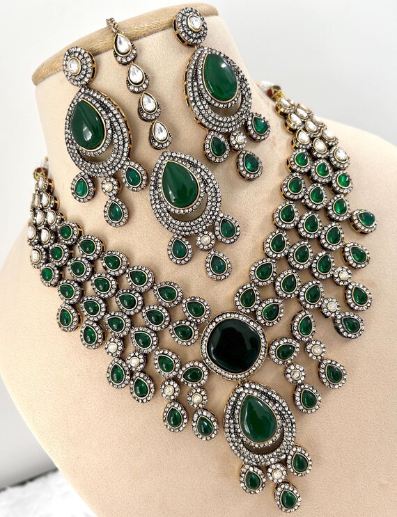 Sabyasachi Inspired Victorian Necklace/antique Fusion Statement