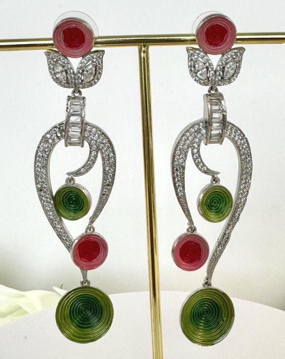 Western Earrings/beautiful Western Earrings/bridal Earrings
