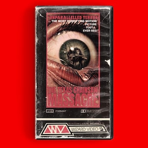 The Texas Chainsaw Massacre 1974 Custom VHS Horror