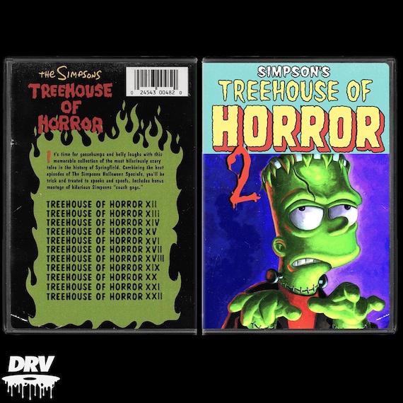 The Simpsons Treehouse of Horror Two Custom BDR Blu Ray