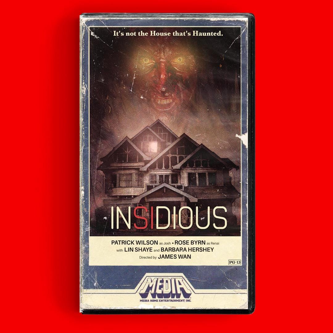 Insidious Horror Custom VHS