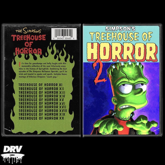 The Simpsons Treehouse of Horror Two Custom BDR Blu Ray - Main Image
