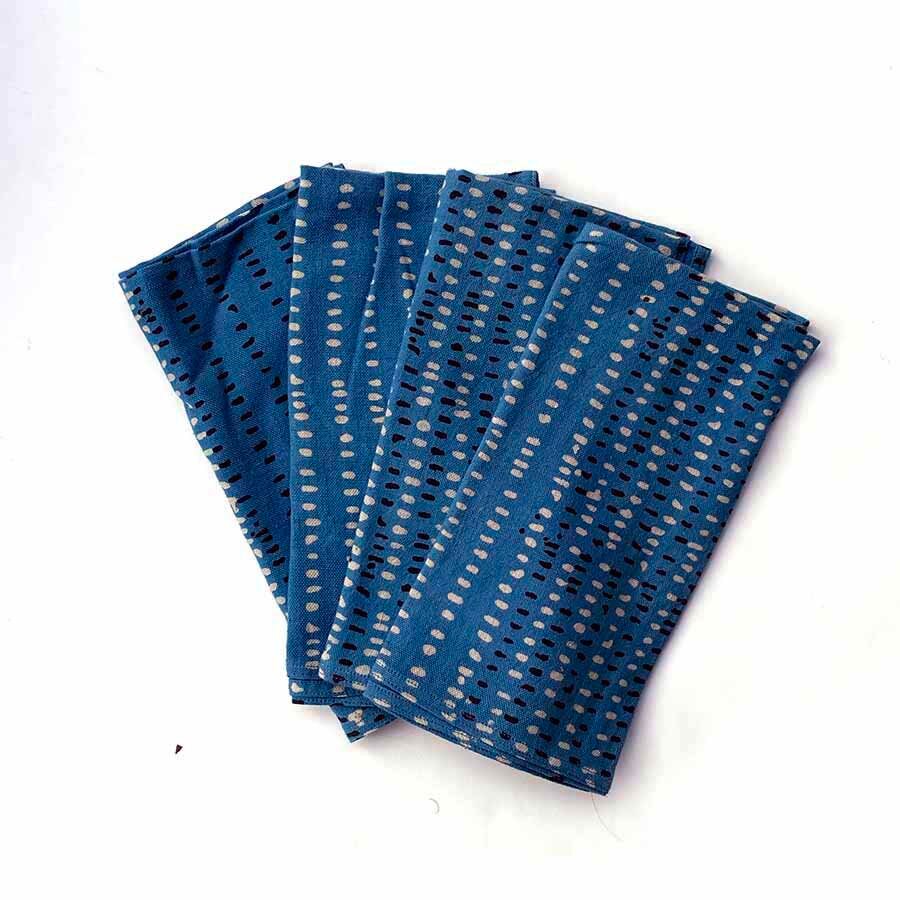 Blue Japanese Napkins Etsy