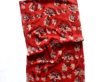 Marigold Tea Towel, Hand Block Print Organic Cotton Kitchen Linen | Maria