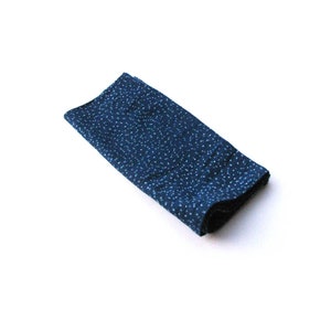 Guardanapo azul marinho índigo guardanapos de toalha de mesa guardanapos de impressão em bloco toalhas de mesa de algodão orgânico guardanapo de mesa de jantar chique e gasto - DOTS