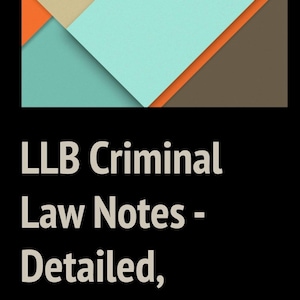 Anotações de Direito Penal para o Curso de Bacharelado em Direito | Guia de Revisão Jurídica | Pacote de Estudos Digital para Exames em PDF (42 Páginas)