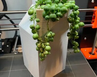 Milk Carton Vase with Minimal Design | 3D Printed Decorative Object for Dried Flowers or Display | Playful Accent for Modern Interiors