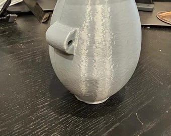 Pre-Dynastic Egyptian Style Vase | 3D Printed Decorative Object with Historical Form | Minimalist Accent for Dry Flowers or Interior Display
