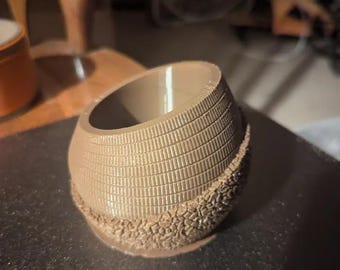 Modern Vase with Unique Angled Design | 3D Printed Decorative Object for Dried Flowers or Display | Sculptural Accent for Contemporary Homes