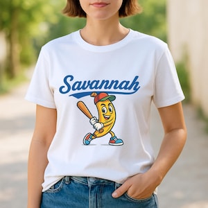 Savannah Bananas Baseball Tee, Baseball T-shirt, Let&#39;s Go Bananas, Baseball Season Gift, Game Day Shirt, Unisex