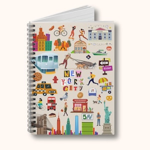 Spiral Notebook - Ruled Line | Journal | Gift for Her | Gift Idea | New York City Diary