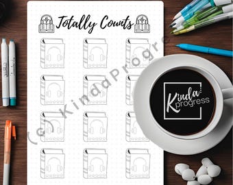 Audiobook Tracker: Printable Reading Log (A5 PDF)