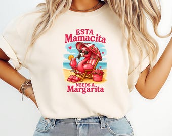 Camicia Mamacita: maglietta Cinco de Mayo Fiesta - regalo per la mamma latina