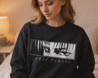 Felpa con cappuccio Levi Ackerman Attack on Titan: felpa manga giapponese, regalo per cosplay di Shingeki no Kyojin Survey Corps, streetwear otaku