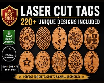 220+ Laser Cut Bracelet Designs – Mega Bundle SVG, Png, PDF, Dxf, EPS