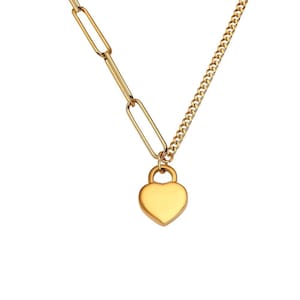 Engravable Pendent  Heart-Shaped Pendant Necklace –custom Name Dates Engrave Personalize Your Love By R&#39;Laith