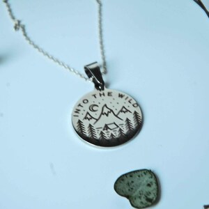 Into the Wild Necklace – For the Adventurer Who Lives for the Outdoors By R&#39;Laith