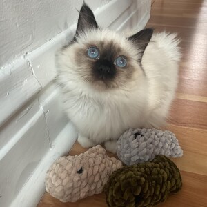 Crochet cat toy