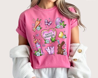 Easter Stoner Design | 420 Bunny | High Quality Oeko-Tex Certified DTF Transfers | Ready-to-Press Print | Soft Feel & Vibrant Colors