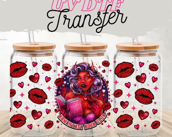 Romantasy Book Club UV DTF Wrap for 16oz Glass | Fantasy Book Lover Tumbler Wrap | Optional Lid Wrap | Waterproof Decal | Ready-to-Press uv