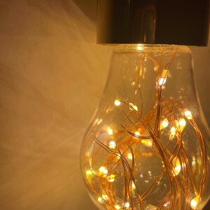 Warm Fairy String Light Bulb, Decorative LED E26 bulb.