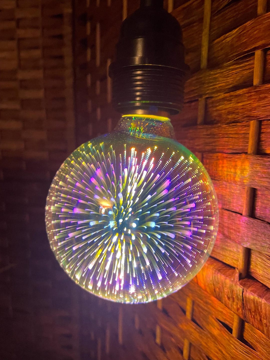 Globe Fireworks LED Light Bulb, Multi-color Decorative Light Bulb. - Etsy