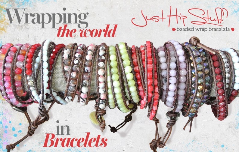 40% OFF Justhipstuff Leather Beaded Bracelet image 3