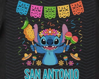 Kids Fiesta Lilo & Stitch T-Shirt, San Antonio Cotton Tee
