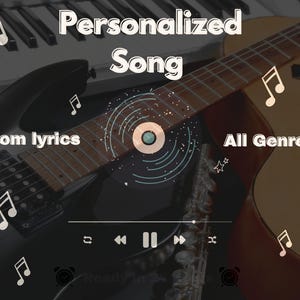 Custom Song with Personalized Lyrics and Music, Unique Giftת MP3 Digital Download Custom Music for Birthday, Wedding, Anniversary