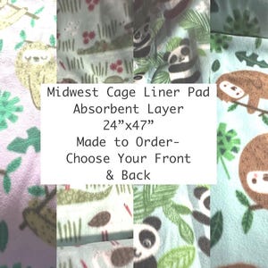 Midwest Cage Liner Pad, 24x47, Absorbent, Made to Order, Animals