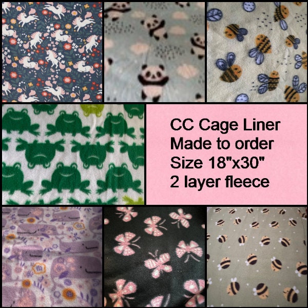 C & C Cage Liner Prints, 30x18, Made to Order, Choose Your Print B