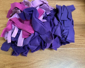 Purple Nesting Fleece for Dig Box Strips, Full Gallon Bag, Eco Friendly Litter