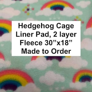 Spring C & C Cage Liner Prints, 30x18, Made to Order, Choose Your Print
