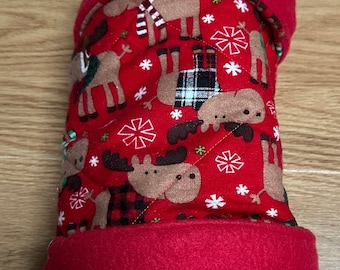 Christmas Moose Tube Tunnel, Stays Open on its Own, Reversible