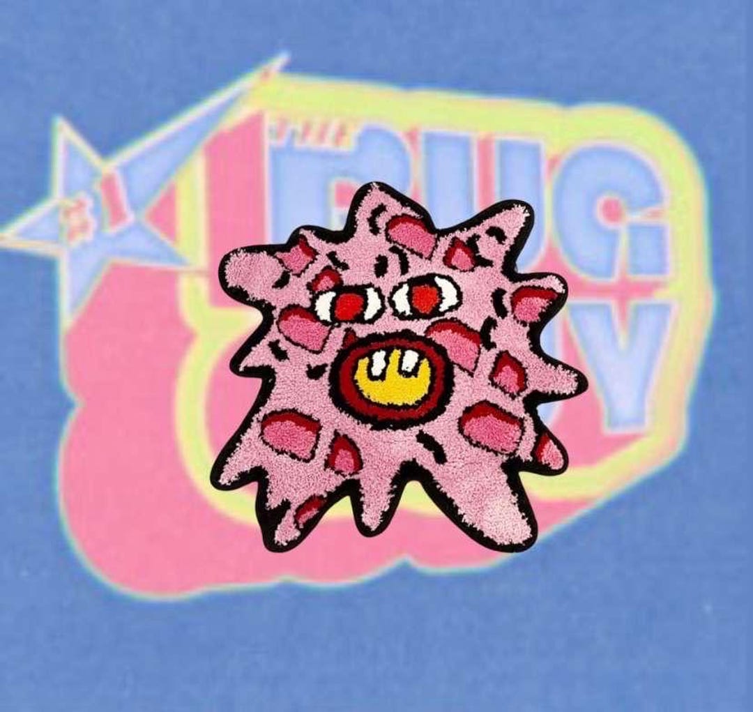 Pink and Purple Tufted Tyler the Creator cherry Bomb Rug - Etsy