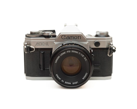 CANON AE-1 Film Camera Silver - Etsy