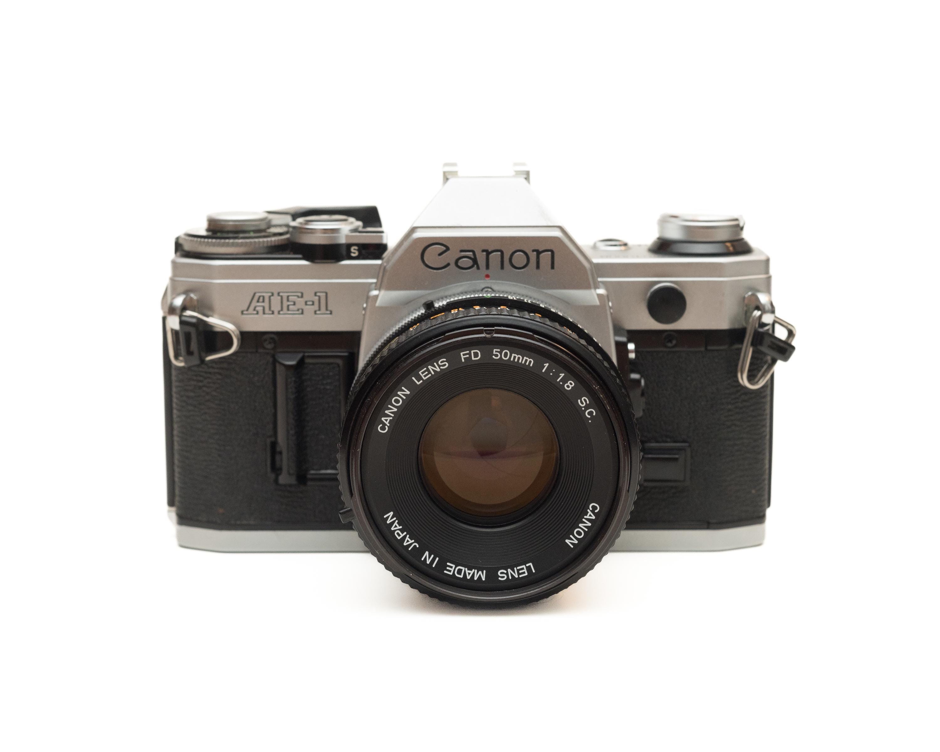 CANON AE-1 Film Camera Silver - Etsy