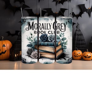 Book Lover Tumbler | Dark Romance Reader Cup | Bookish Gift for Book Lovers | Goth Aesthetic 20oz Skinny Tumbler