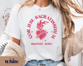 Sacred Heart of Jesus T-Shirt: Christian Faith Graphic Tee