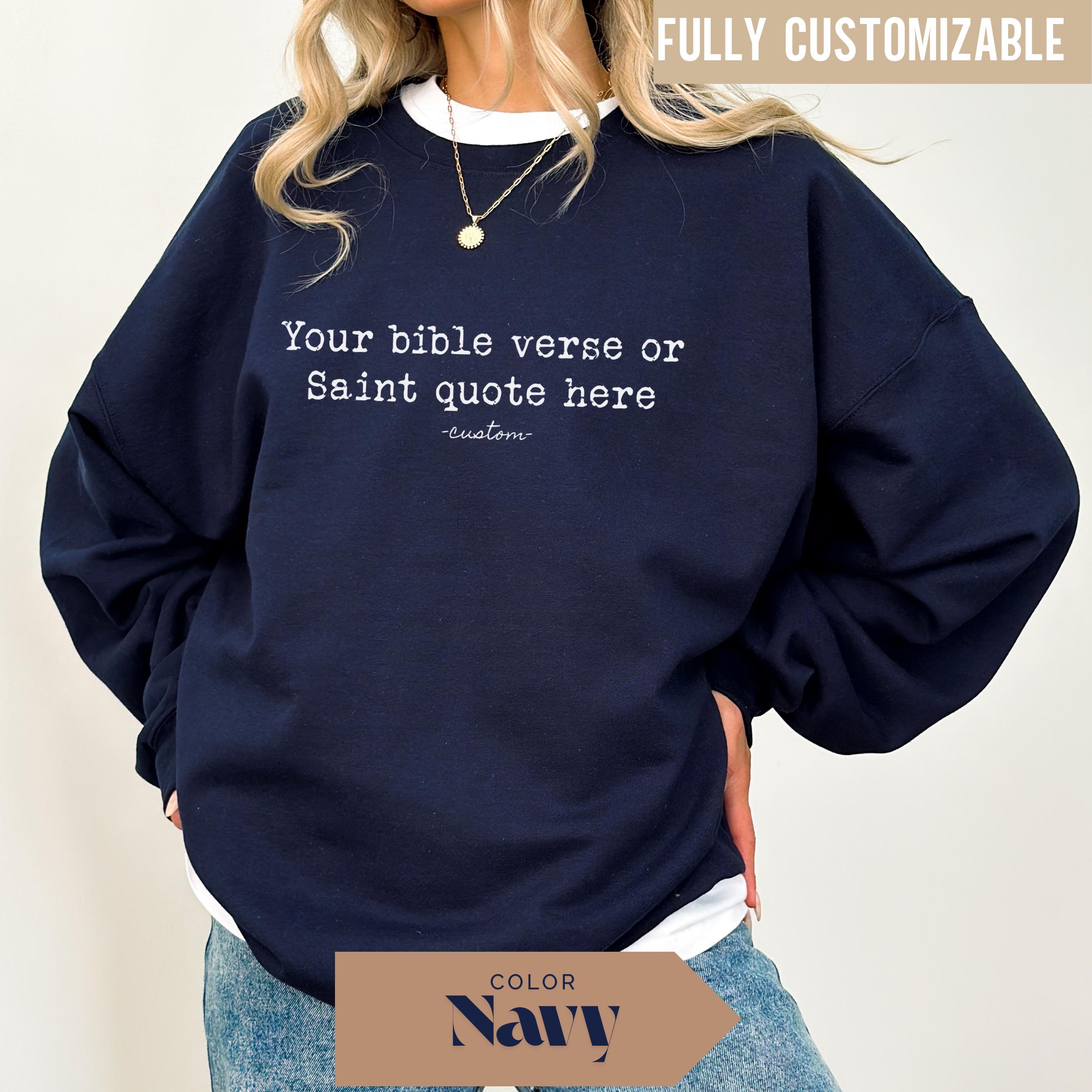 Scripture Hoodies Custom Bible Verse Hoodie: Personalized Christian Gift - Etsy