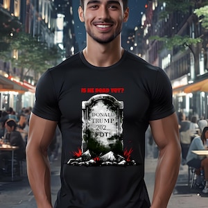 T-shirt tombstone anti-Trump : vêtements de protestation politique