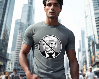Camiseta política anti-Trump: Camiseta unisex de estilo suave para protesta.