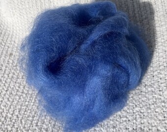 Mohair Roving Royal Blue 4 oz