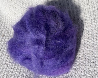 Mohair Roving Ultra Violet 4 oz