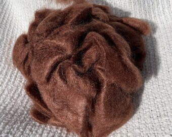 Mohair Roving Brown 4 oz