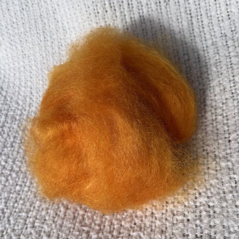 Mohair Roving Aztec Gold 4 oz image 1